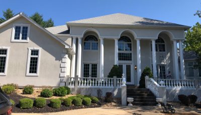 Exterior of House Painted