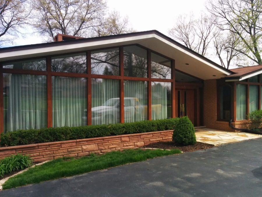 Exterior house painting by CertaPro painters in Frontenac, MO