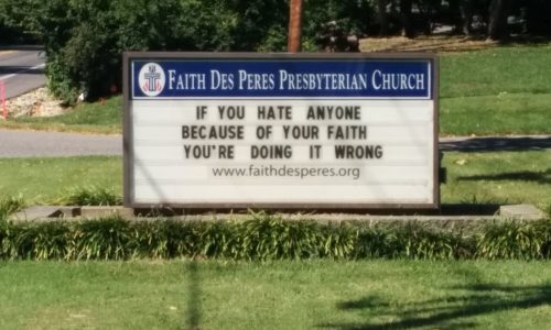 Church Sign Painting