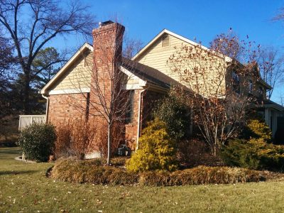 Exterior painting by CertaPro house painters in Town and Country, MO