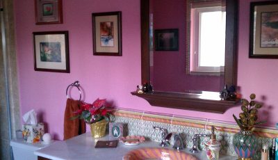 Interior master bathroom painting by CertaPro painters in Kirkwood, MO