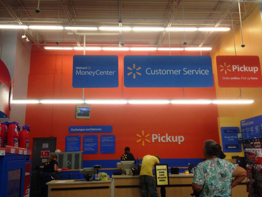 Walmart Customer Service Area Painting Lafayette
