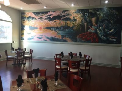 Restaurant interior painting lafayatte