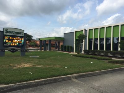 southwest credit union exterior painting