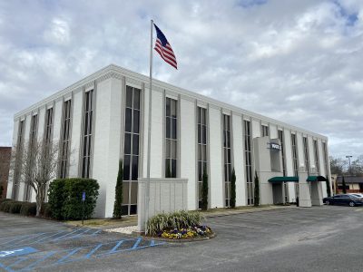 commercial building exterior paintjob