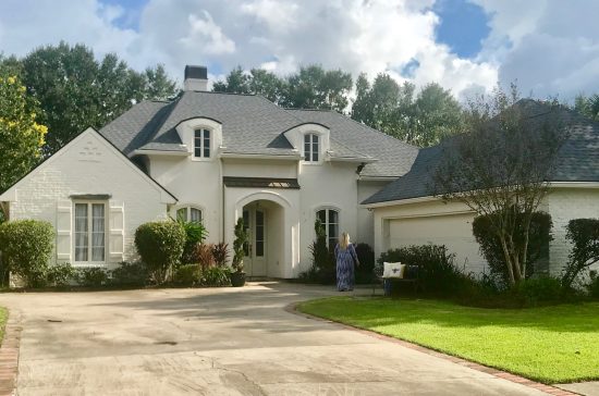 exterior brick painted by certapro of lafayette