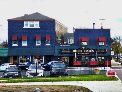 Irish Times Pub & Restaurant exterior painting.