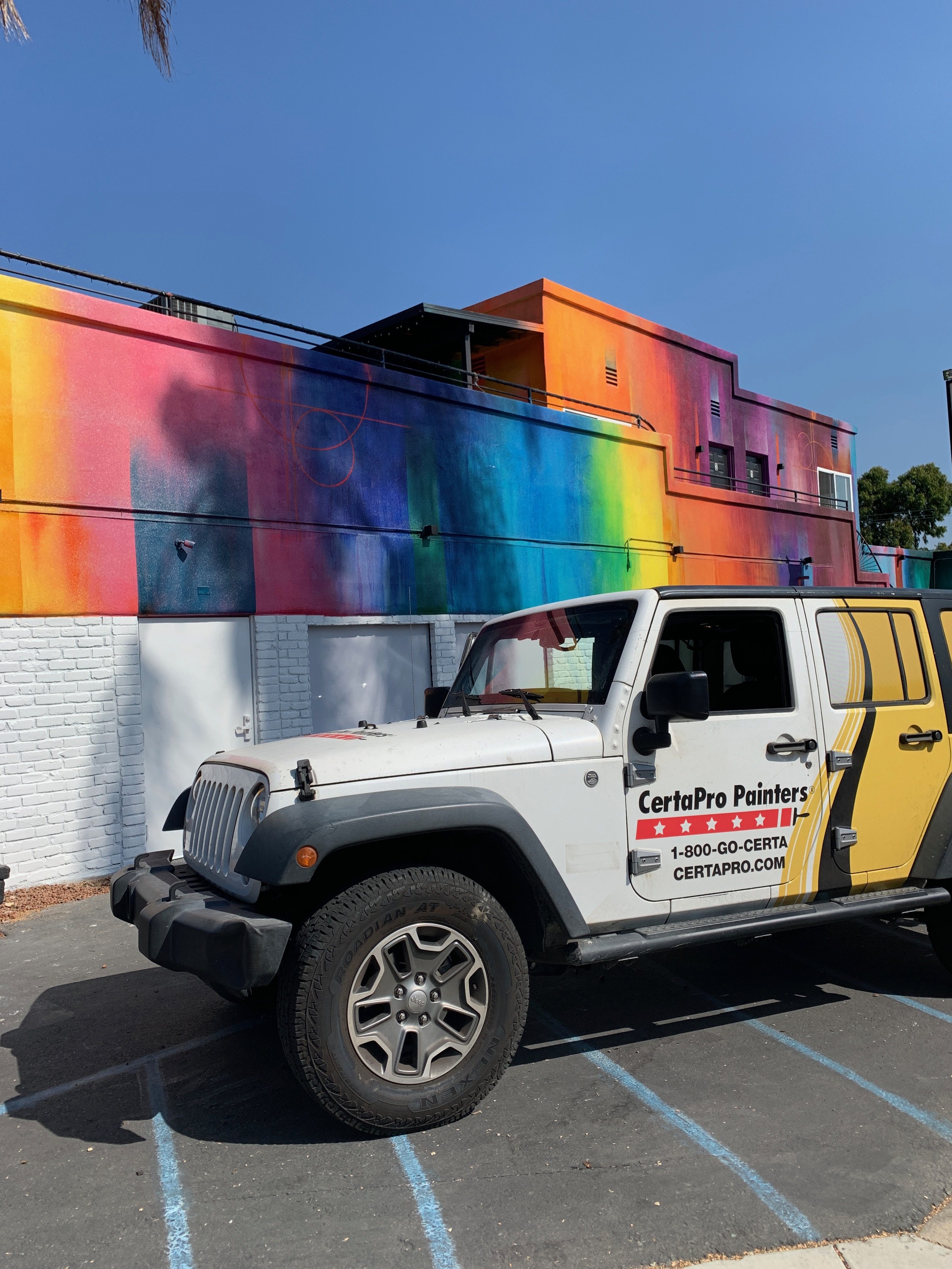 painting project in North Park, California