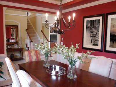 crown molding painting and installation