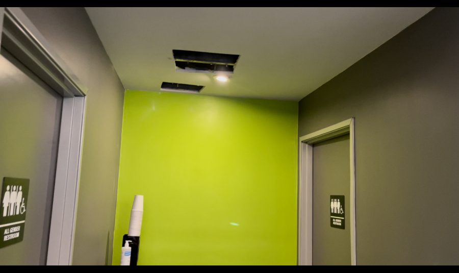 Commercial office in La Jolla, CA before paint and drywall repair. Preview Image 1