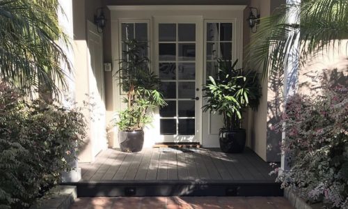 A welcoming entrance