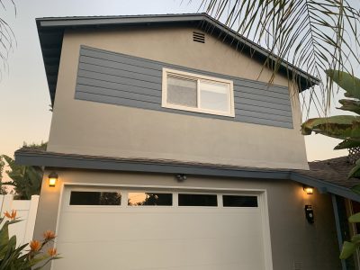 Garage and trim refinishing