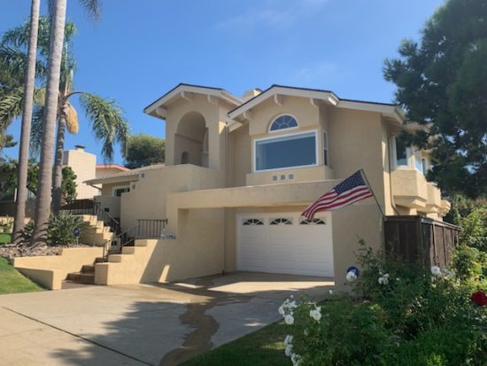 Stucco house painting