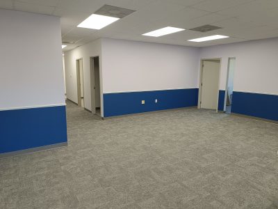 Office repainting commercial space in Greater Lakeland.