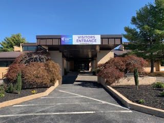 Encompass Rehab Visitor's Entrance - Before