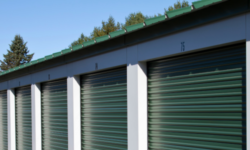 storage facility stock image