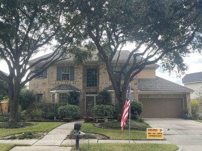 front of home exterior after repaint