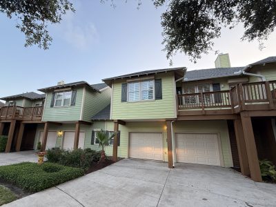 townhouses after exterior painting