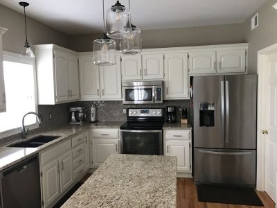 Interior ktichen painting by CertaPro painters in Lee's Summit, MO