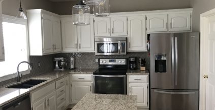 Interior ktichen painting by CertaPro painters in Lee’s Summit, ...