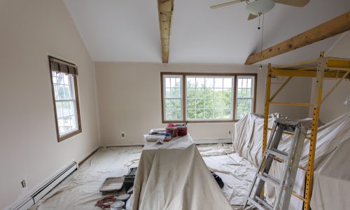 prep work for painting