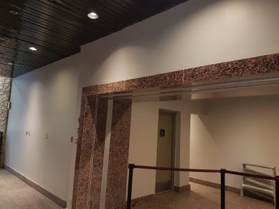 Commercial painting of Royal Tyrrell Museum by CertaPro Painters of Lethbridge