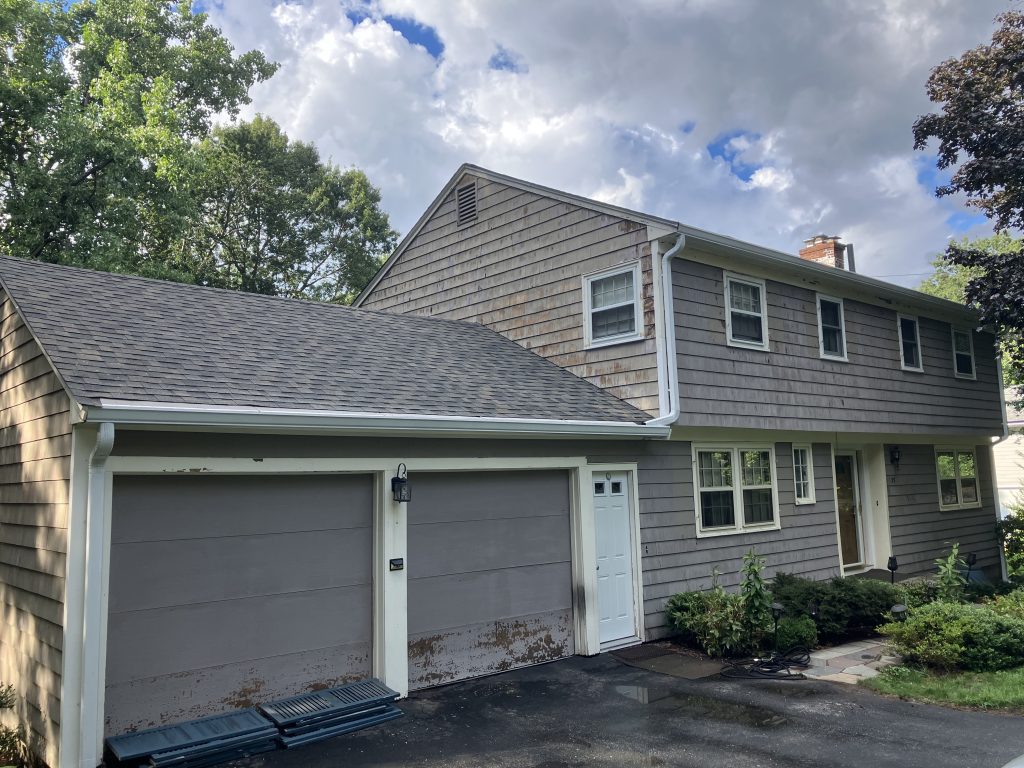 Residential Exterior Painting in Lexington, MA Before