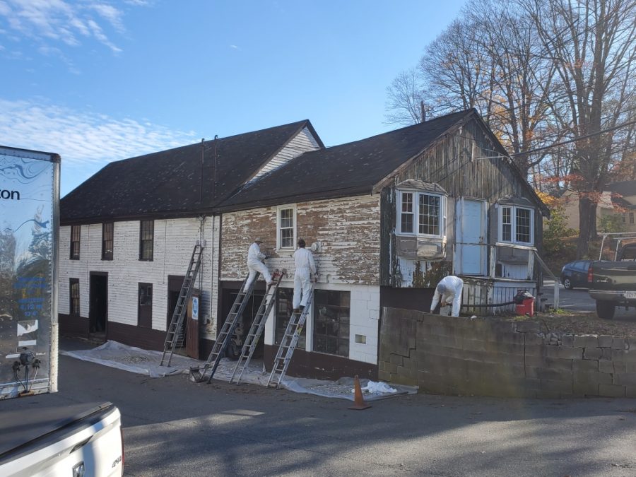 Erikson Grain Mill Historic Hay Shed Built in 1702 Exterior Painting Project Preview Image 3