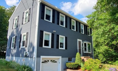 Residential Exterior Colonial House Painting Project in Acton, MA