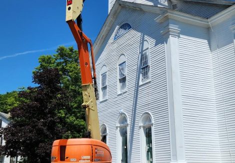 First Parish Church of Berlin Commercial Exterior Painting Project