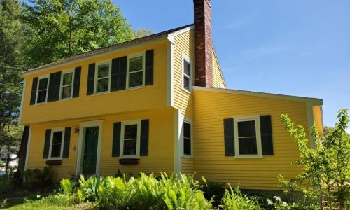 Yellow Home in Acton Anterior