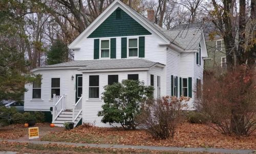 Green & White Home in Concord