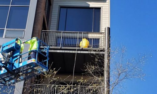 499 East High Street Apartments During Painting