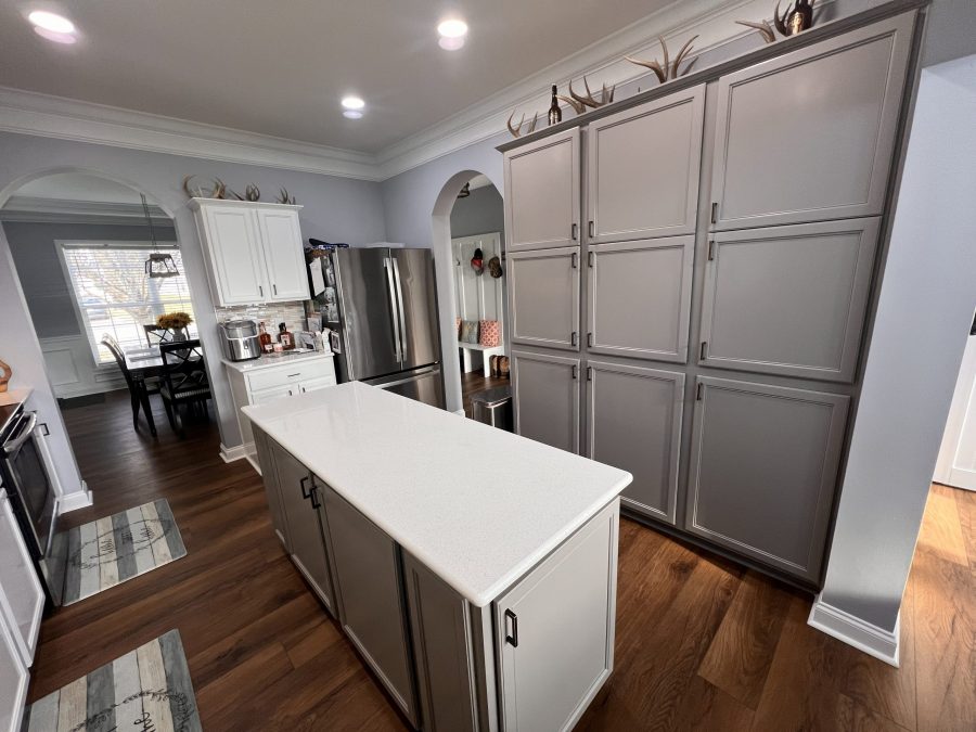 kitchen cabinets after painting Preview Image 2