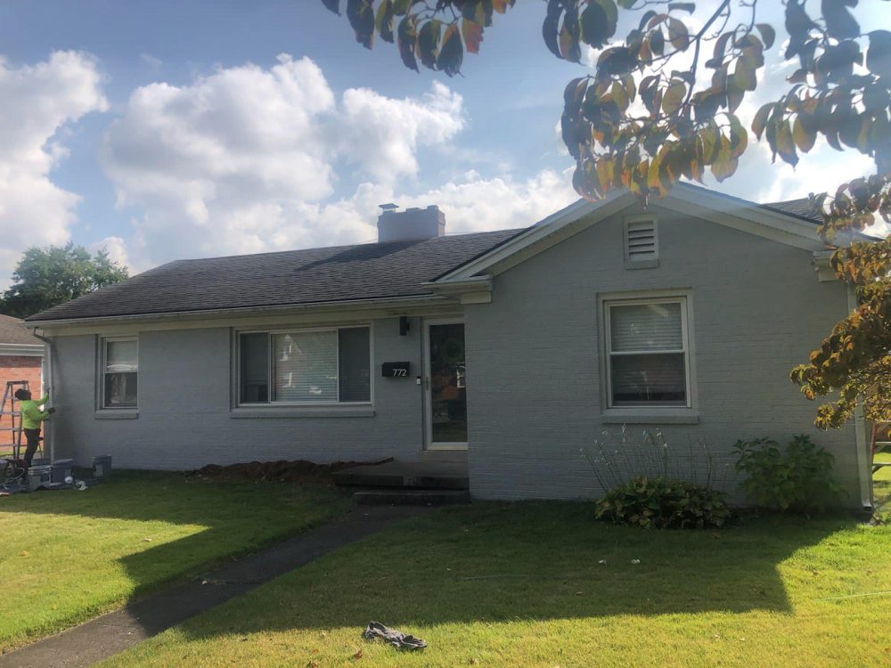 Exterior Grey House Painting