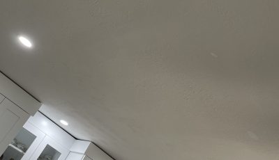 ceiling after drywall repair