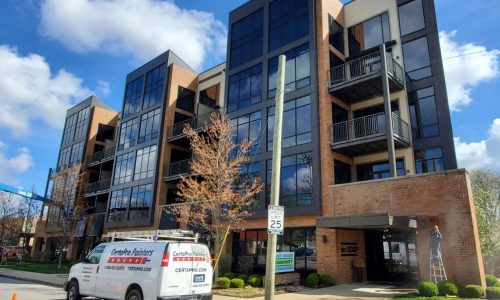 499 East High Street Apartments During Painting