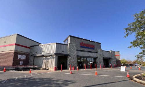 costco front exterior after painting