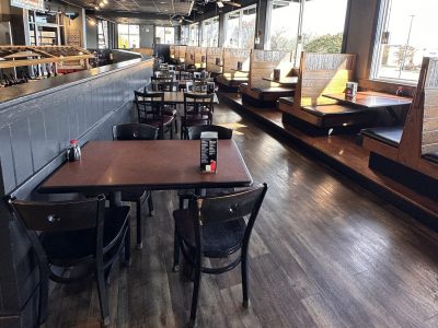 restaurant after painting