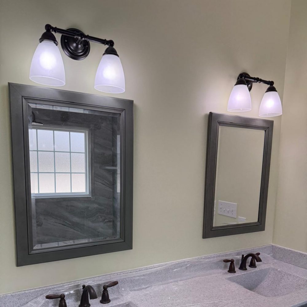 bathroom after painting