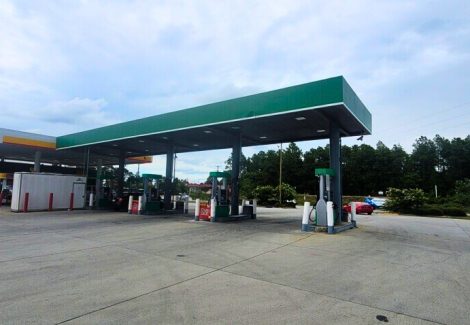 Exterior Painting for Diesel Station Canopy