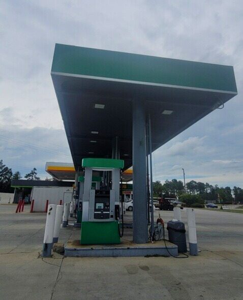 commercial exterior painting for diesel station canopy Preview Image 1