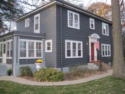 Exterior house painting by CertaPro painters in Mundelein, IL