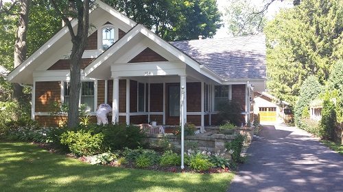 Exterior painting by CertaPro house painters in Mundelein, IL