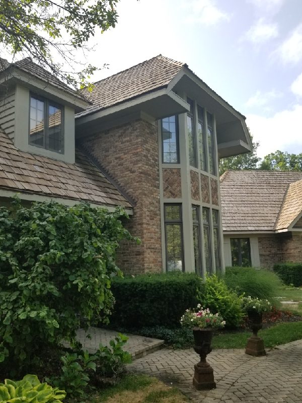 Residential painting with modern brick, Lake Zurich