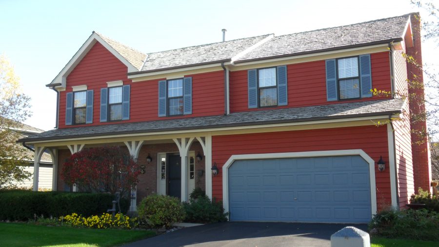 Exterior house painting by CertaPro painters in Grayslake, IL