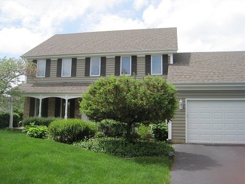 Exterior house painting by CertaPro painters in Kildeer, IL