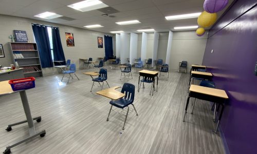 Newly Painted Classroom