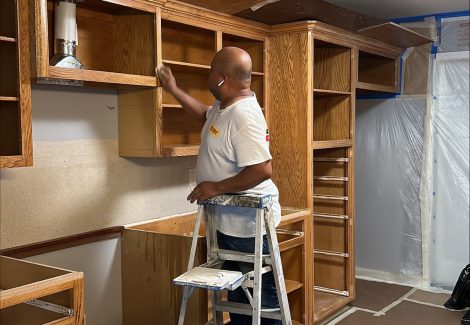 Residential Cabinet Painting