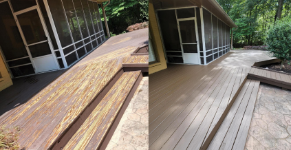 Deck Staining Project for Little Rock Homeowner ...